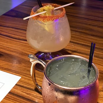 STK Steakhouse Bellevue - (Top bottom - bottom) Burnt Pineapple Paloma and STK Mule - Steakhouses Near Me - Bellevue, Washington STK Steakhouse Bellevue - (Top bottom - bottom) Burnt Pineapple Paloma and STK Mule - Steakhouses Near Me - Bellevue, Washington