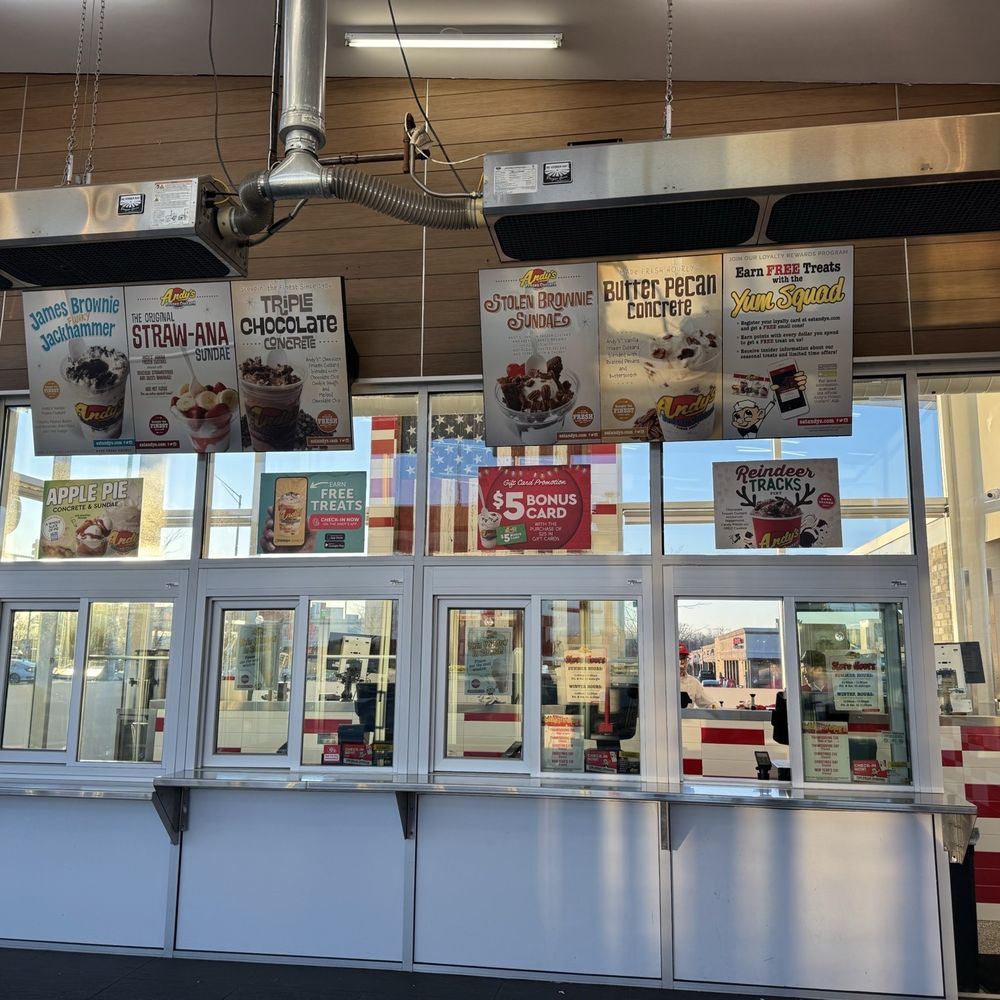 Andy's Frozen Custard - Interior - Ice Cream & Frozen Yogurt Near Me - Bolingbrook, Illinois Andy's Frozen Custard - Interior - Ice Cream & Frozen Yogurt Near Me - Bolingbrook, Illinois