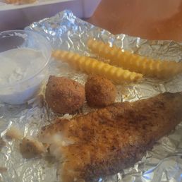 Blackened grouper Blackened grouper