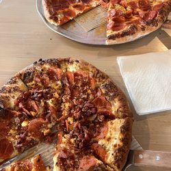 Village Pizza - Large Pepperoni and Small Custom Pizza