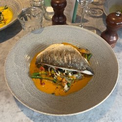 Brasserie Blanc - Fish with bouillabaisse sauce