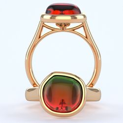 The Jeweller's Shop - Custom Design Gold Gemstone Ring