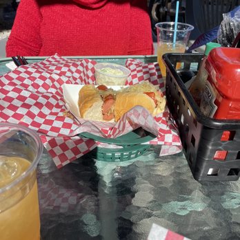 Bean Depot Cafe - Kraut dog and macaroni salad - Burgers Near Me - Port Charlotte, Florida