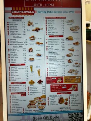 Menu photo 2 Bikanervala Diamond Bar, CA