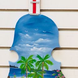 La Garita - Hand painted guitar