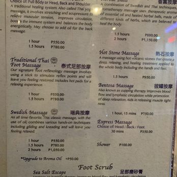 Baan Khun Thai - Prices - Day Spas Near Me - Pasay, NCR