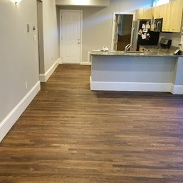 My brand new walls, ceilings, and floors, courtesy of Hamel