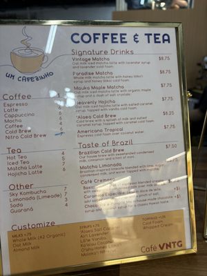 Menu photo 8 Cafe VNTG Urban Honolulu, HI