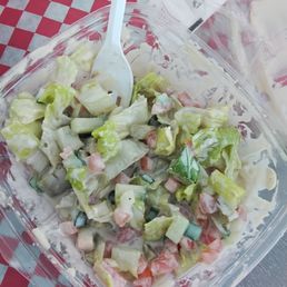 Tahini salad.