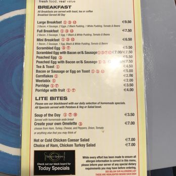 Gerry's Coffee Shop - Breakfast menu - Breakfast & Brunch Near Me - Dublin, D