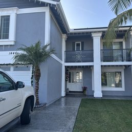 Freshly painted house