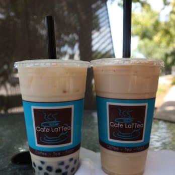 Cafe LaTTea - Green milk tea with boba and earl gray milk tea with pudding - Cafes Near Me - Cupertino, California Cafe LaTTea - Green milk tea with boba and earl gray milk tea with pudding - Cafes Near Me - Cupertino, California