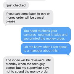 Su Casa De Cambio - The conversation between the employee and me.