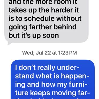 Metal Man Restoration - Text messages with the delivery person - Refinishing Services Near Me - Mount Vernon, New York Metal Man Restoration - Text messages with the delivery person - Refinishing Services Near Me - Mount Vernon, New York