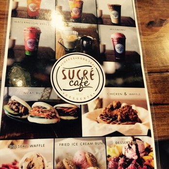 Sucre Cafe - Pictures from the menu. - Desserts Near Me - Plano, Texas Sucre Cafe - Pictures from the menu. - Desserts Near Me - Plano, Texas