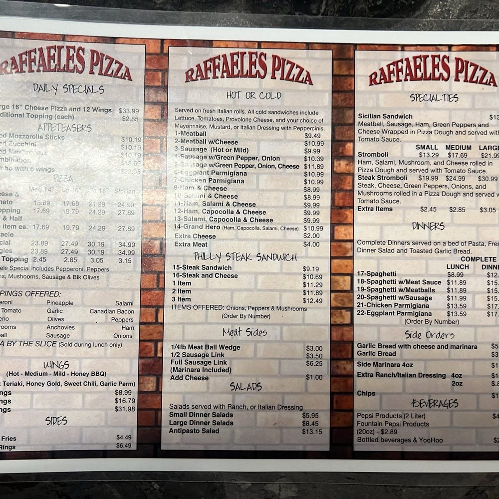 Raffaeles Pizza - Pizza Near Me - Glendale, Arizona