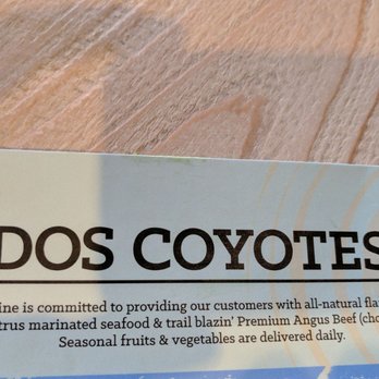 Dos Coyotes Border Cafe - Tex-Mex Near Me - San Ramon, California