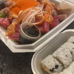Special Chef Salad and Crunchy Roll Special Chef Salad and Crunchy Roll