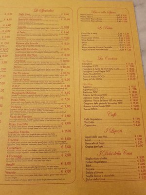 Menu photo 1 Pizzeria Vesi Naples, NA Menu photo 1 Pizzeria Vesi Naples, NA