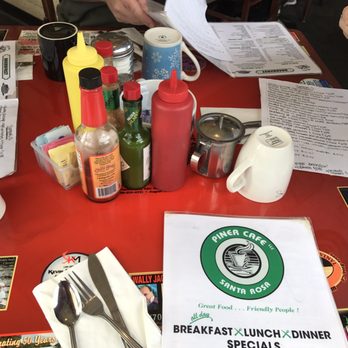 Piner Cafe - Table set up to eat! - American Near Me - Santa Rosa, California Piner Cafe - Table set up to eat! - American Near Me - Santa Rosa, California