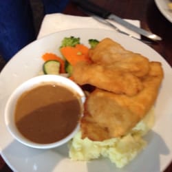 Vaz's Asian Kitchen - Chicken schnitzel and mash and veges