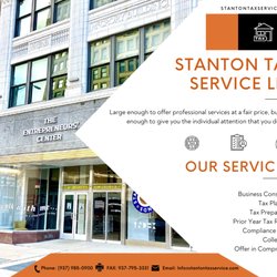 Stanton Tax Service LLC - Stanton Tax Service LLC works with you on a personal level to determine the best tax solutions for you.