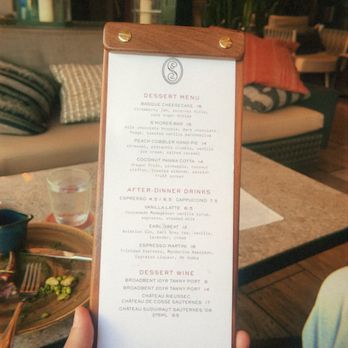Saint & Second - Dessert Menu - New American Near Me - Long Beach, California