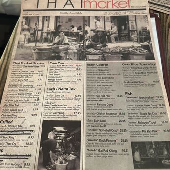 Thai Market - Menu - Thai Near Me - New York, New York Thai Market - Menu - Thai Near Me - New York, New York