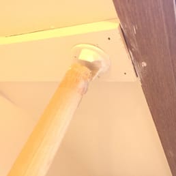 Broken closet rod