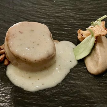 Anomaly SF - Roasted & Poached Scallop w/Sunchoke, Sunflower & Lemon Seaweed Butter (+$17 Supplement) - New American Near Me - San Francisco, California