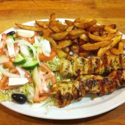 Pierrette Patates - Assiette Souvlaki