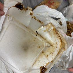 Styrofoam melted