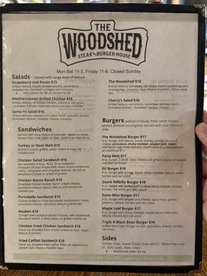 Menu photo 2 The Woodshed Carthage, MO