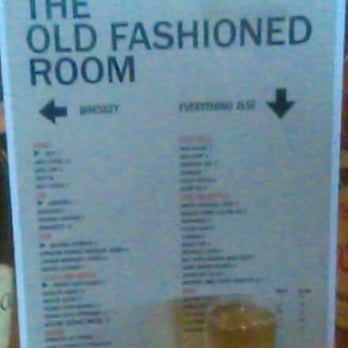 The Old Fashioned Room - Over 60 Whiskeys - Whiskey Bars Near Me - Bakersfield, California