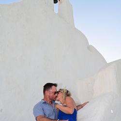 Lugos Travel - Our client's the Taylor's in Greece with our photo package