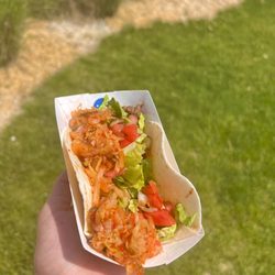 MOGO Korean Fusion Tacos - Bulgogi Taco with kimchi