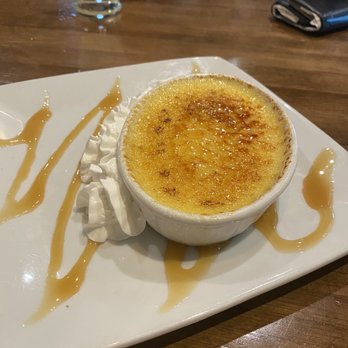 Twigs Bistro and Martini Bar - Cream Brulé with caramel and whip cream - Bars Near Me - Spokane Valley, Washington Twigs Bistro and Martini Bar - Cream Brulé with caramel and whip cream - Bars Near Me - Spokane Valley, Washington