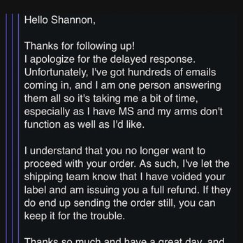 Beezy Beez Honey - This is the final email in a series of about 12 where I kept getting more and more excuses as to why the item had not been shipped - Coffee & Tea Near Me - Staten Island, New York