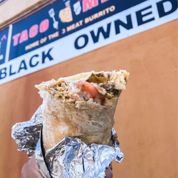 Taco Mell - 3 meat Burrito - Mexican Near Me - Los Angeles, California Taco Mell - 3 meat Burrito - Mexican Near Me - Los Angeles, California