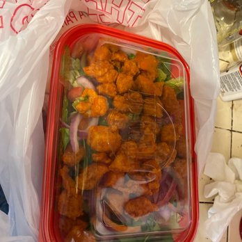 The Buffalo Spot - Pico Rivera - Buffalo Chicken Salad With extra Chicken - Chicken Wings Near Me - Pico Rivera, California