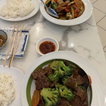 Mamak Vegan Kitchen - Vegan "Beef" and Broccoli and vegan "Chicken" Vegetable. Yum!! - Vegan Near Me - Chamblee, Georgia