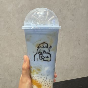 Heytea - Coconut mango blue - Bubble Tea Near Me - Glendale, California Heytea - Coconut mango blue - Bubble Tea Near Me - Glendale, California
