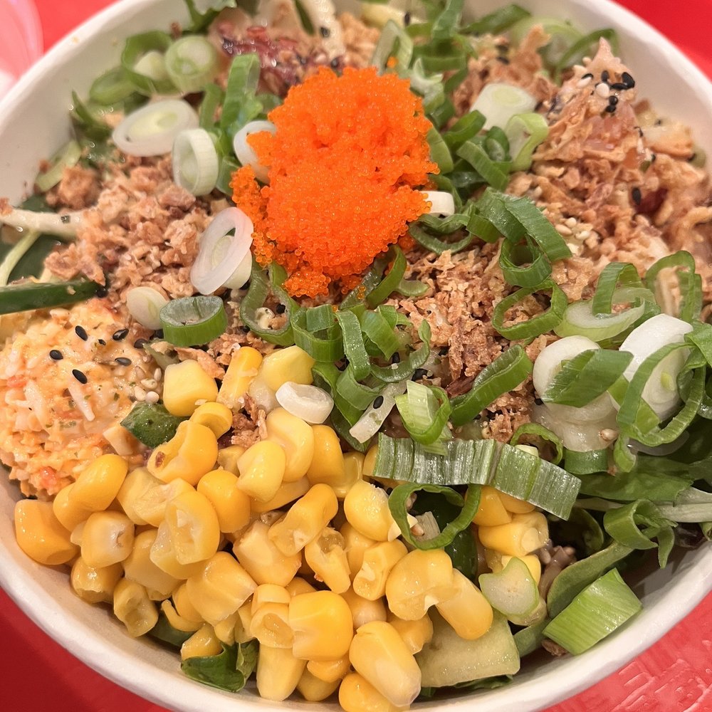 Salmon poke Salmon poke