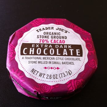 Trader Joe's - Organic Stone Ground Chocolate - Grocery Near Me - New York, New York