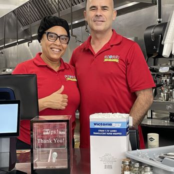 Azores Churraskeria Cafe - The owners, Tony and his wonderful wife. They are both very friendly and accommodating to their customers requests. - Portuguese Near Me - Miami, Florida
