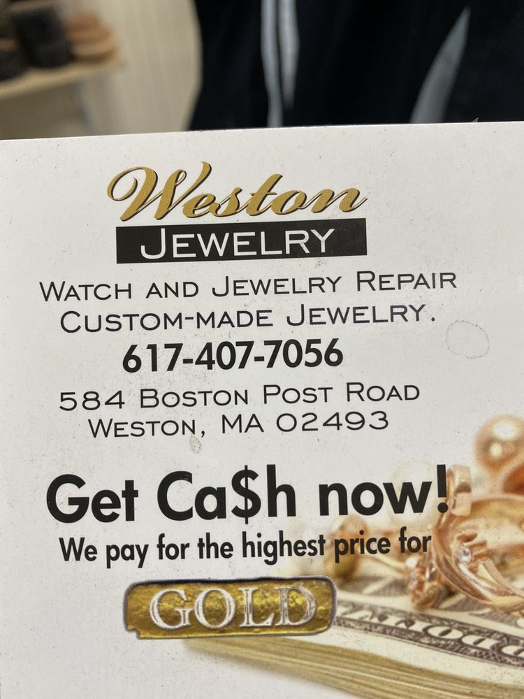 WESTON JEWELRY Updated June 2024 584 Boston Post Rd, Weston, Massachusetts Gold Buyers
