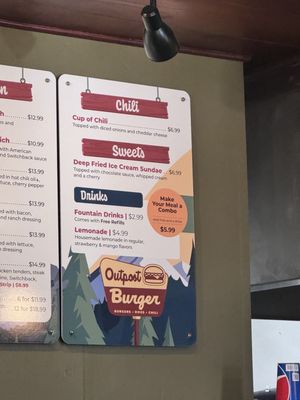 Menu photo 1 Outpost Burger Davis, CA