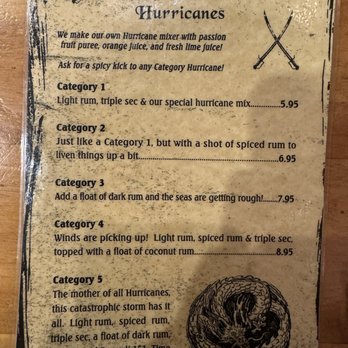 Snap Dragon - Hurricane drink menu - Bars Near Me - Burnsville, North Carolina