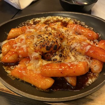 Gangnam Style - Tteokbokki grilled with cheese - Korean Near Me - Kingston, Ontario Gangnam Style - Tteokbokki grilled with cheese - Korean Near Me - Kingston, Ontario