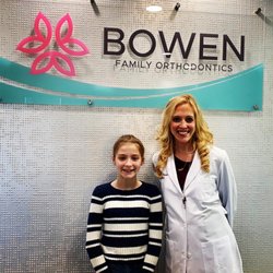 Bowen Family Orthodontics - A patient showing off her new Bowen Family Orthodontics smile!